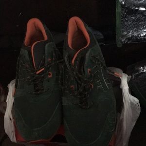 Suede green and orange asix gel Lyfe 3